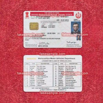 Thailand Driver Licence Fake Template