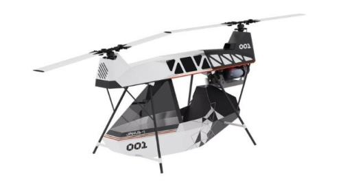 هلیکوپتر شخصی که در صندوق عقب خودرو جا می شود!